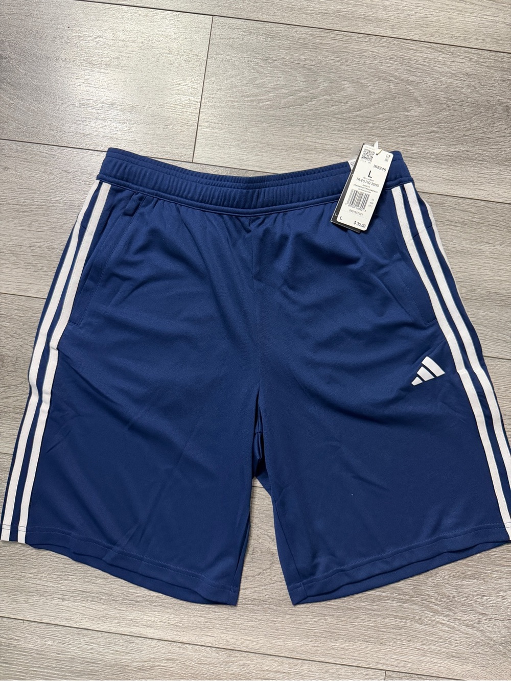 Adidas Men’s Three Stripes Shorts NWT Large